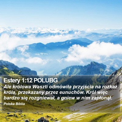 Estery 1:12 POLUBG Bible Verse Image