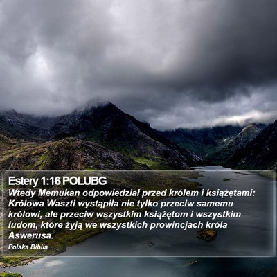 Estery 1:16 POLUBG Bible Verse Image