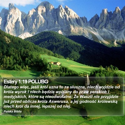 Estery 1:19 POLUBG Bible Verse Image