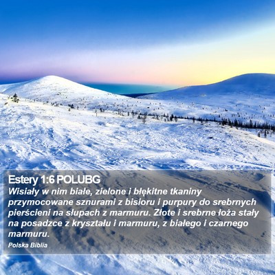 Estery 1:6 POLUBG Bible Verse Image