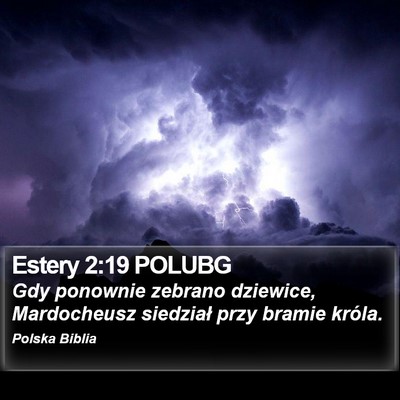 Estery 2:19 POLUBG Bible Verse Image