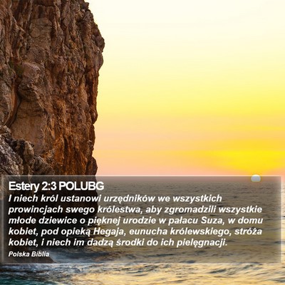 Estery 2:3 POLUBG Bible Verse Image