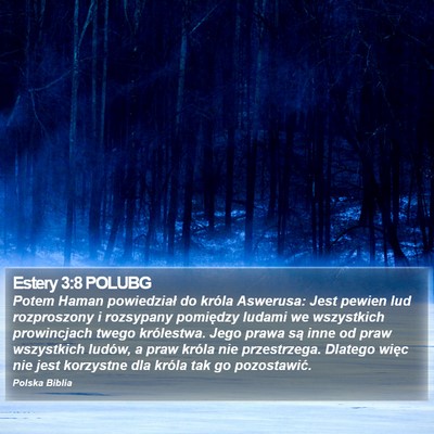 Estery 3:8 POLUBG Bible Verse Image