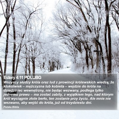 Estery 4:11 POLUBG Bible Verse Image