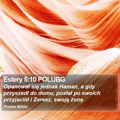 Estery 5:10 POLUBG Bible Verse Image