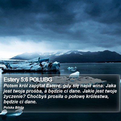 Estery 5:6 POLUBG Bible Verse Image