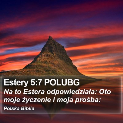 Estery 5:7 POLUBG Bible Verse Image