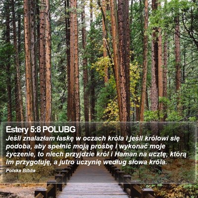 Estery 5:8 POLUBG Bible Verse Image
