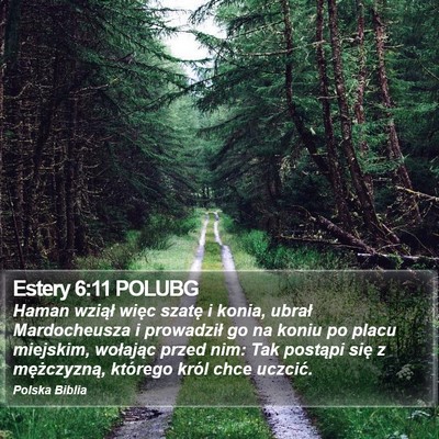 Estery 6:11 POLUBG Bible Verse Image