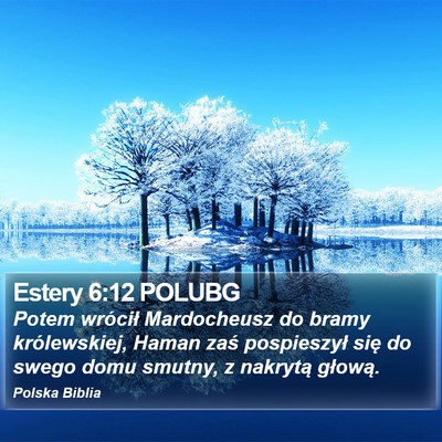 Estery 6:12 POLUBG Bible Verse Image