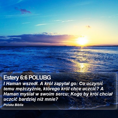 Estery 6:6 POLUBG Bible Verse Image