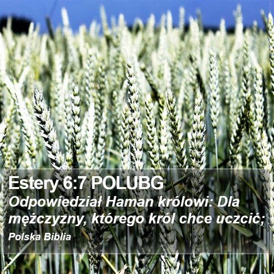 Estery 6:7 POLUBG Bible Verse Image
