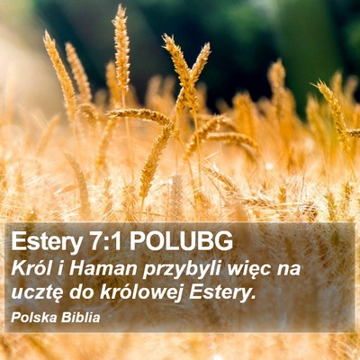 Estery 7:1 POLUBG Bible Verse Image