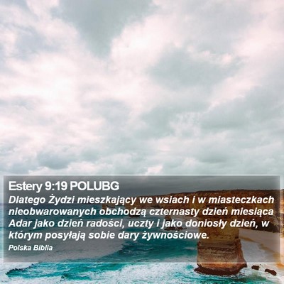 Estery 9:19 POLUBG Bible Verse Image