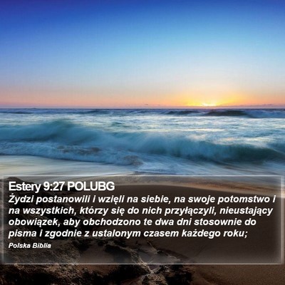 Estery 9:27 POLUBG Bible Verse Image