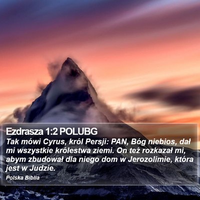 Ezdrasza 1:2 POLUBG Bible Verse Image