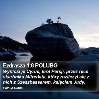 Ezdrasza 1:8 POLUBG Bible Verse Image