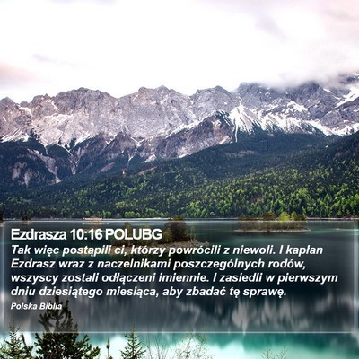 Ezdrasza 10:16 POLUBG Bible Verse Image