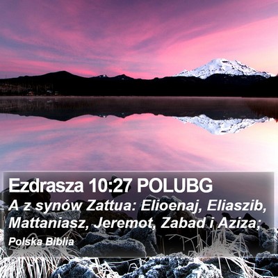 Ezdrasza 10:27 POLUBG Bible Verse Image
