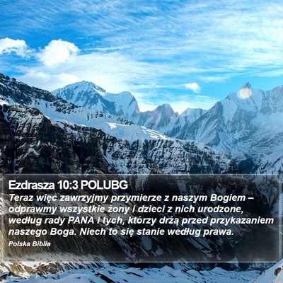 Ezdrasza 10:3 POLUBG Bible Verse Image