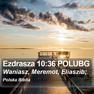 Ezdrasza 10:36 POLUBG Bible Verse Image