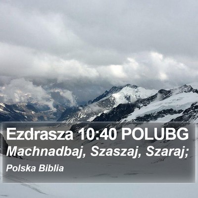 Ezdrasza 10:40 POLUBG Bible Verse Image