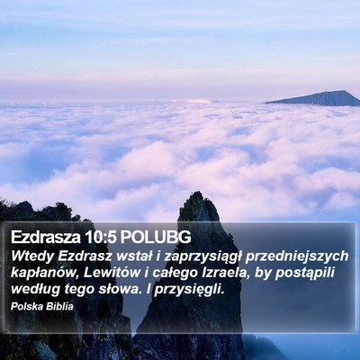 Ezdrasza 10:5 POLUBG Bible Verse Image