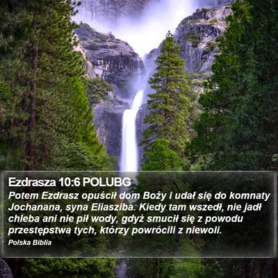 Ezdrasza 10:6 POLUBG Bible Verse Image