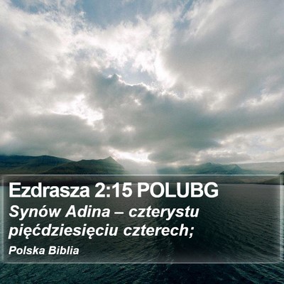 Ezdrasza 2:15 POLUBG Bible Verse Image