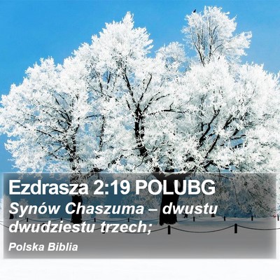 Ezdrasza 2:19 POLUBG Bible Verse Image