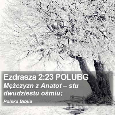 Ezdrasza 2:23 POLUBG Bible Verse Image