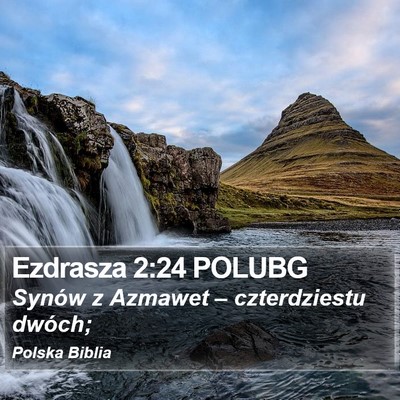 Ezdrasza 2:24 POLUBG Bible Verse Image