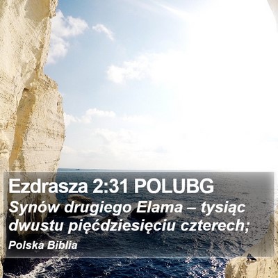 Ezdrasza 2:31 POLUBG Bible Verse Image