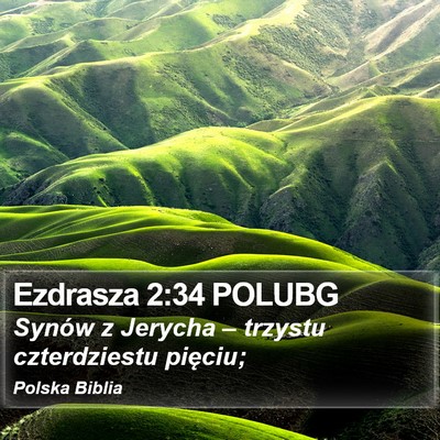 Ezdrasza 2:34 POLUBG Bible Verse Image