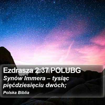 Ezdrasza 2:37 POLUBG Bible Verse Image