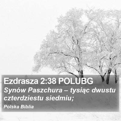 Ezdrasza 2:38 POLUBG Bible Verse Image