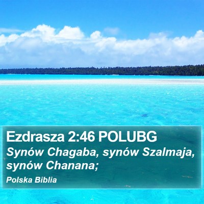 Ezdrasza 2:46 POLUBG Bible Verse Image