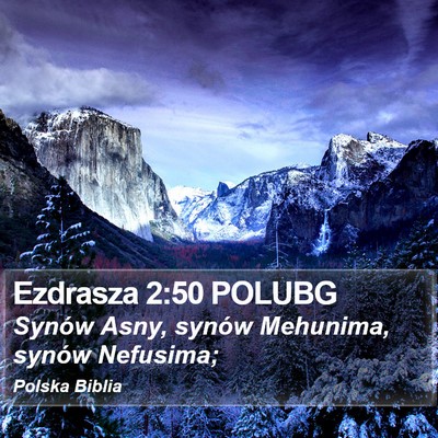 Ezdrasza 2:50 POLUBG Bible Verse Image