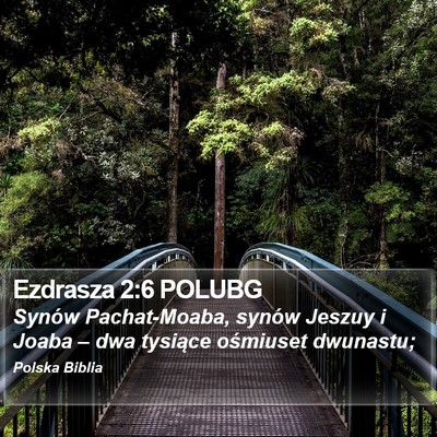 Ezdrasza 2:6 POLUBG Bible Verse Image