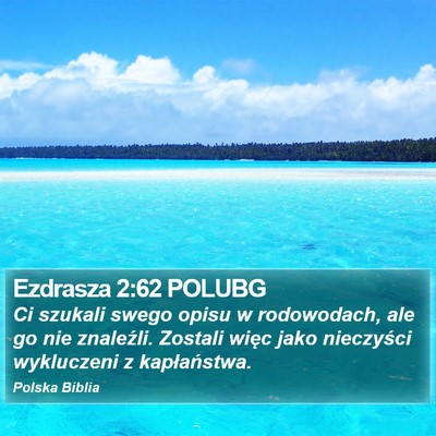 Ezdrasza 2:62 POLUBG Bible Verse Image