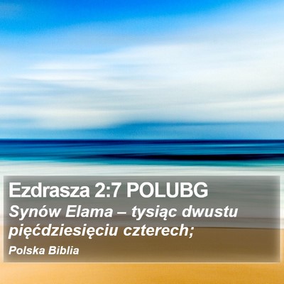 Ezdrasza 2:7 POLUBG Bible Verse Image