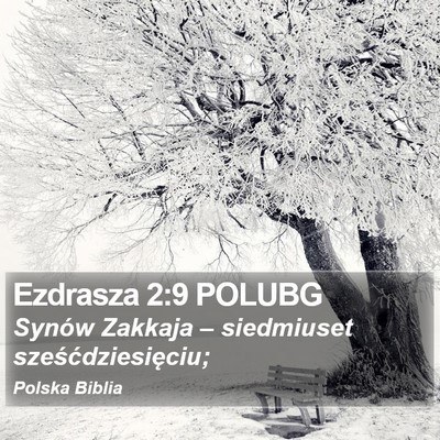 Ezdrasza 2:9 POLUBG Bible Verse Image