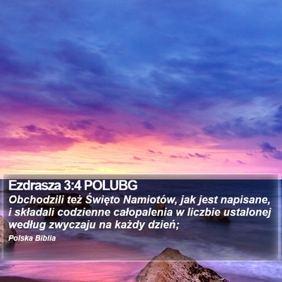 Ezdrasza 3:4 POLUBG Bible Verse Image