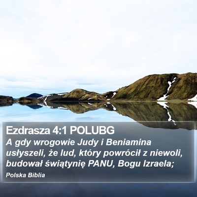 Ezdrasza 4:1 POLUBG Bible Verse Image