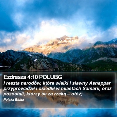 Ezdrasza 4:10 POLUBG Bible Verse Image