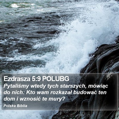 Ezdrasza 5:9 POLUBG Bible Verse Image
