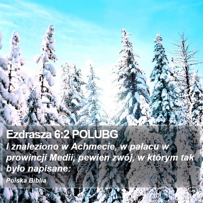 Ezdrasza 6:2 POLUBG Bible Verse Image