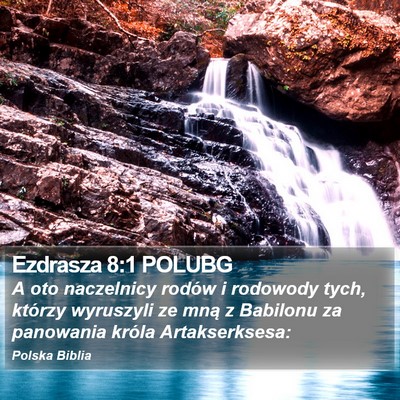 Ezdrasza 8:1 POLUBG Bible Verse Image