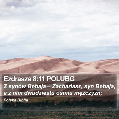 Ezdrasza 8:11 POLUBG Bible Verse Image