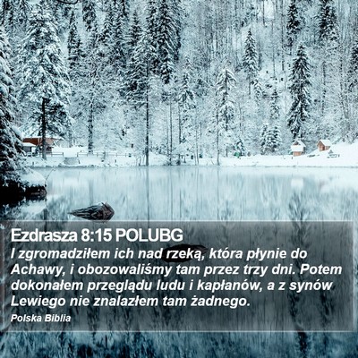 Ezdrasza 8:15 POLUBG Bible Verse Image